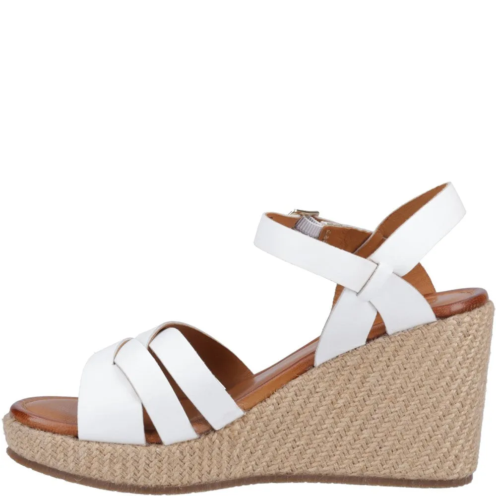 Hush Puppies Phoebe Wedge Sandal Mesh Upper Street Essentials