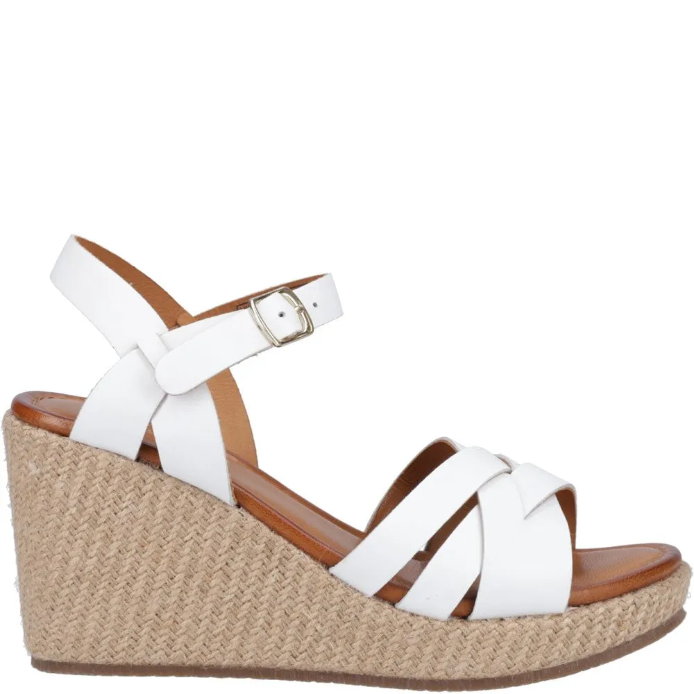 Hush Puppies Phoebe Wedge Sandal Chic Travel Shoes