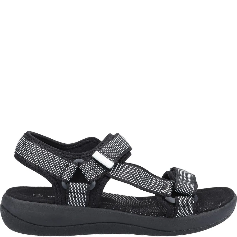 hook and loop closure Hush Puppies Sara Quarter Strap Sandal