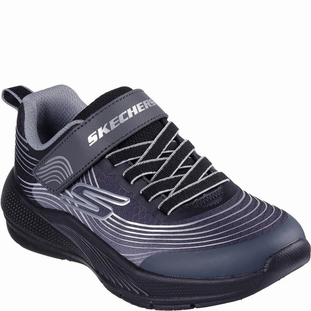 Buckle Strap Skechers Kids Microspec Advance Trainers