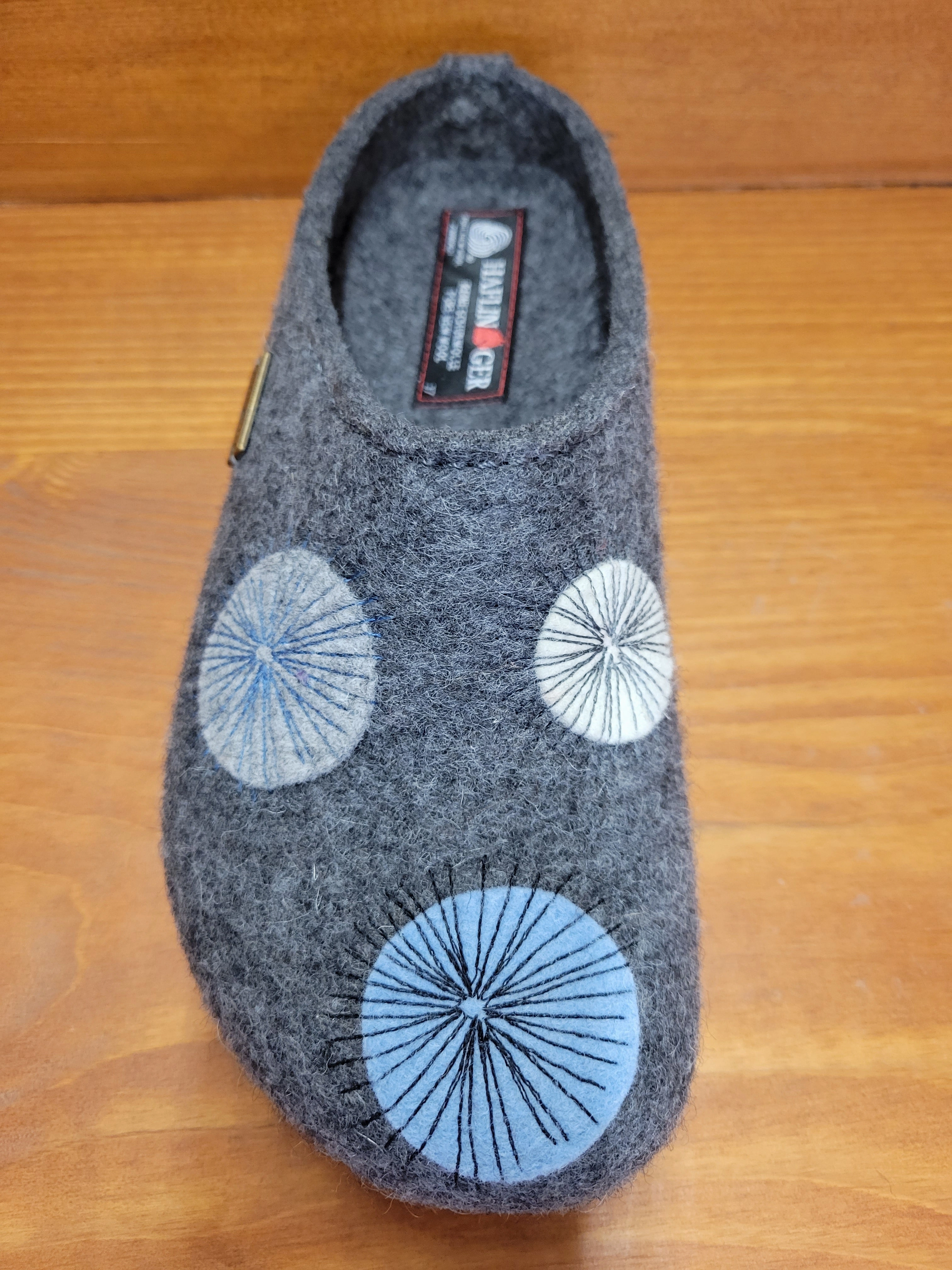 Haflinger Radius Grey 751008-4 Grab Easy Smooth   finish