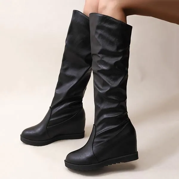 Women's Casual Wedge Knee Boots 18270779S Adidas Shoes Nmd Sale