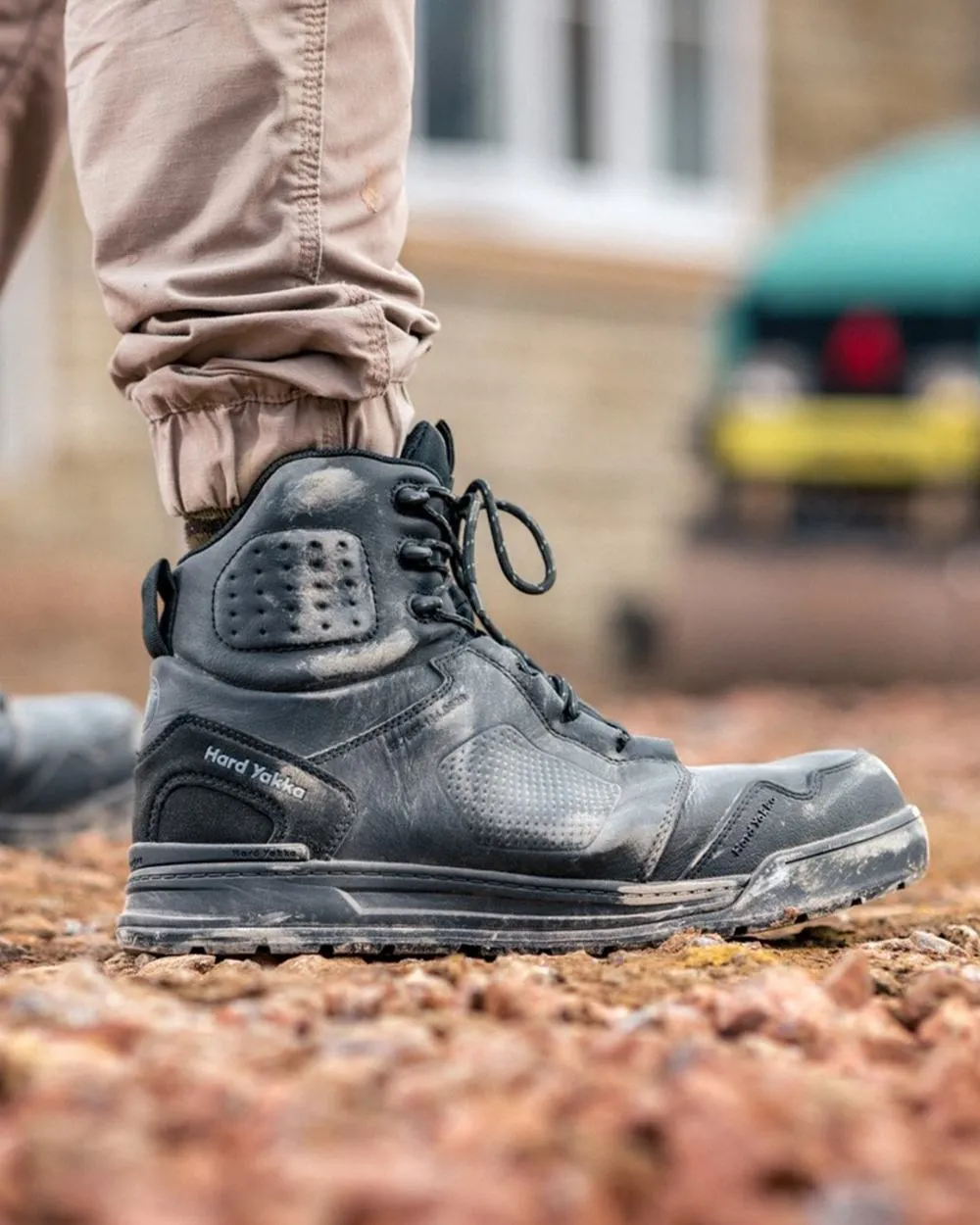 Hard Yakka Mens 3056 S7S 6 Safety Boots Low Top Slip On Work Boots