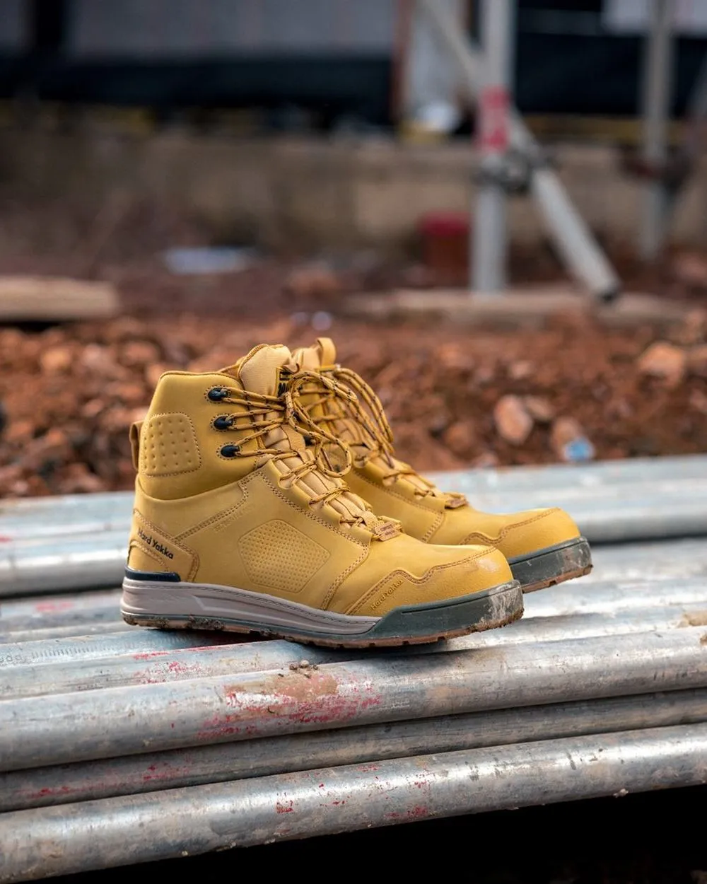 Best Work Boots For Bricklayers Hard Yakka Mens 3056 S7S 6 Safety Boots