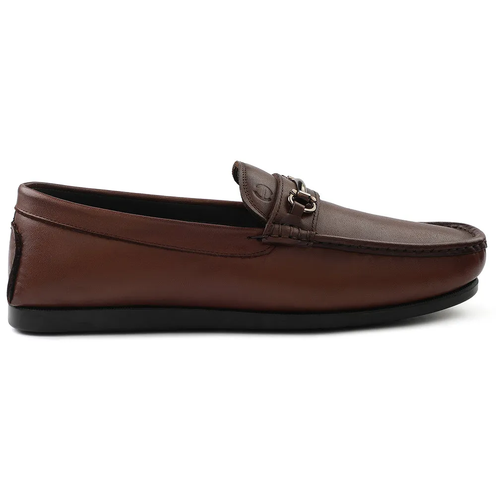 Healers Brown Casual Loafers For Men S201-01 By Liberty Mango Suede Loafers
