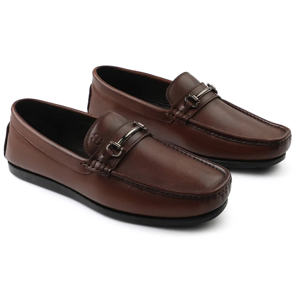 Healers Brown Casual Loafers For Men S201-01 By Liberty Velvet Loafers Tuxedo