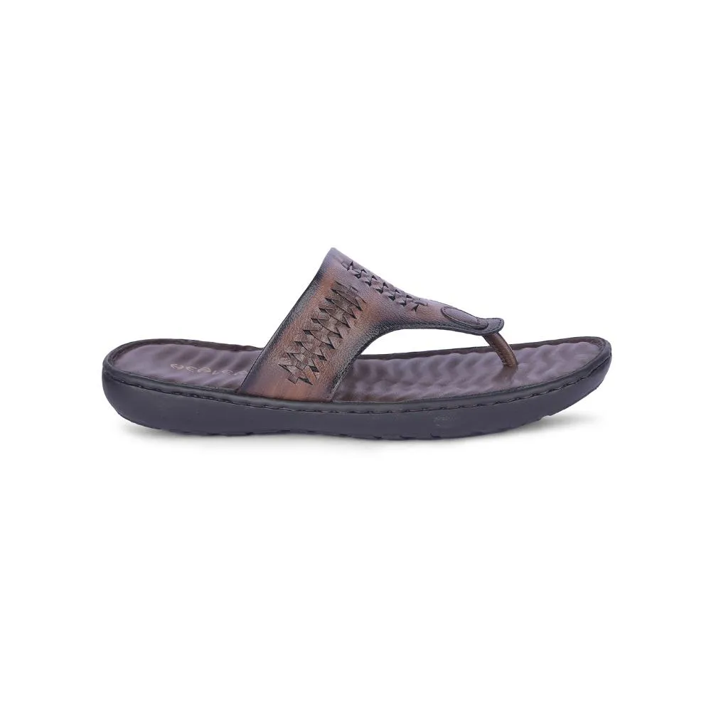 Necklace Healers Casual Brown Slipper For Men MSL-4 By Liberty