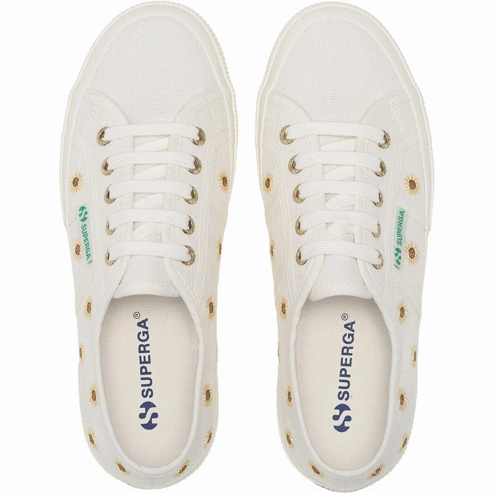 Superga Embroidery Linen Sunflower Trainer durable shoes