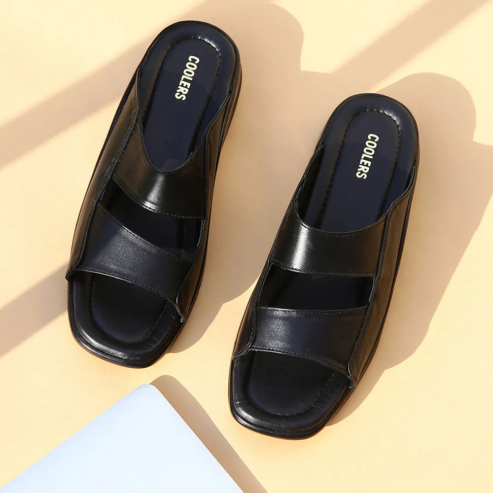 Best Machine Washable Slippers Coolers Casual (Black) Slippers For Men 2013-10 By Liberty