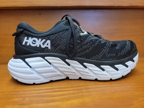 smooth - surface shoes socially - responsible Hoka Gaviota 4  Black/White 1123199 BWHT & 1123201 BWHT