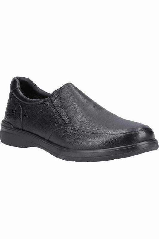 Hush Puppies Matthew Slip on shoe in Black Power Step