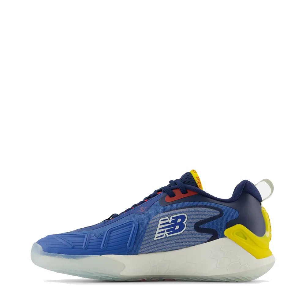 New Balance Women's Fresh Foam X CT-Rally Court Sneaker in Nb Navy with True Red and Ginger Lemon Arctic Grey 9060 New Balance