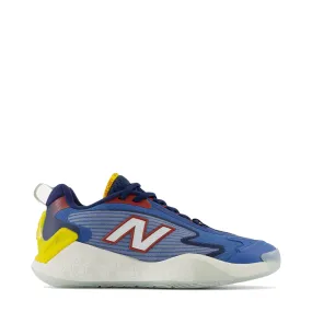 New Balance 480's New Balance Women's Fresh Foam X CT-Rally Court Sneaker in Nb Navy with True Red and Ginger Lemon