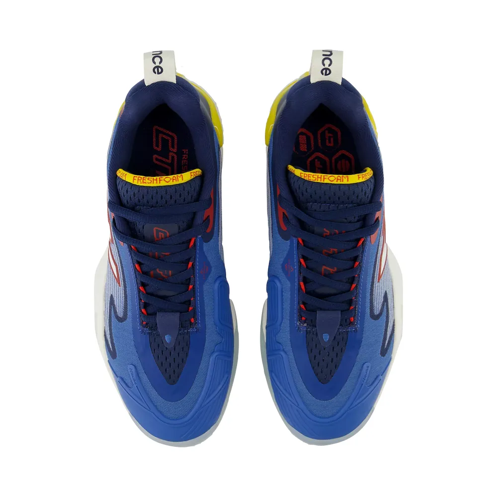 New Balance Women's Fresh Foam X CT-Rally Court Sneaker in Nb Navy with True Red and Ginger Lemon New Balance Sweater Women's