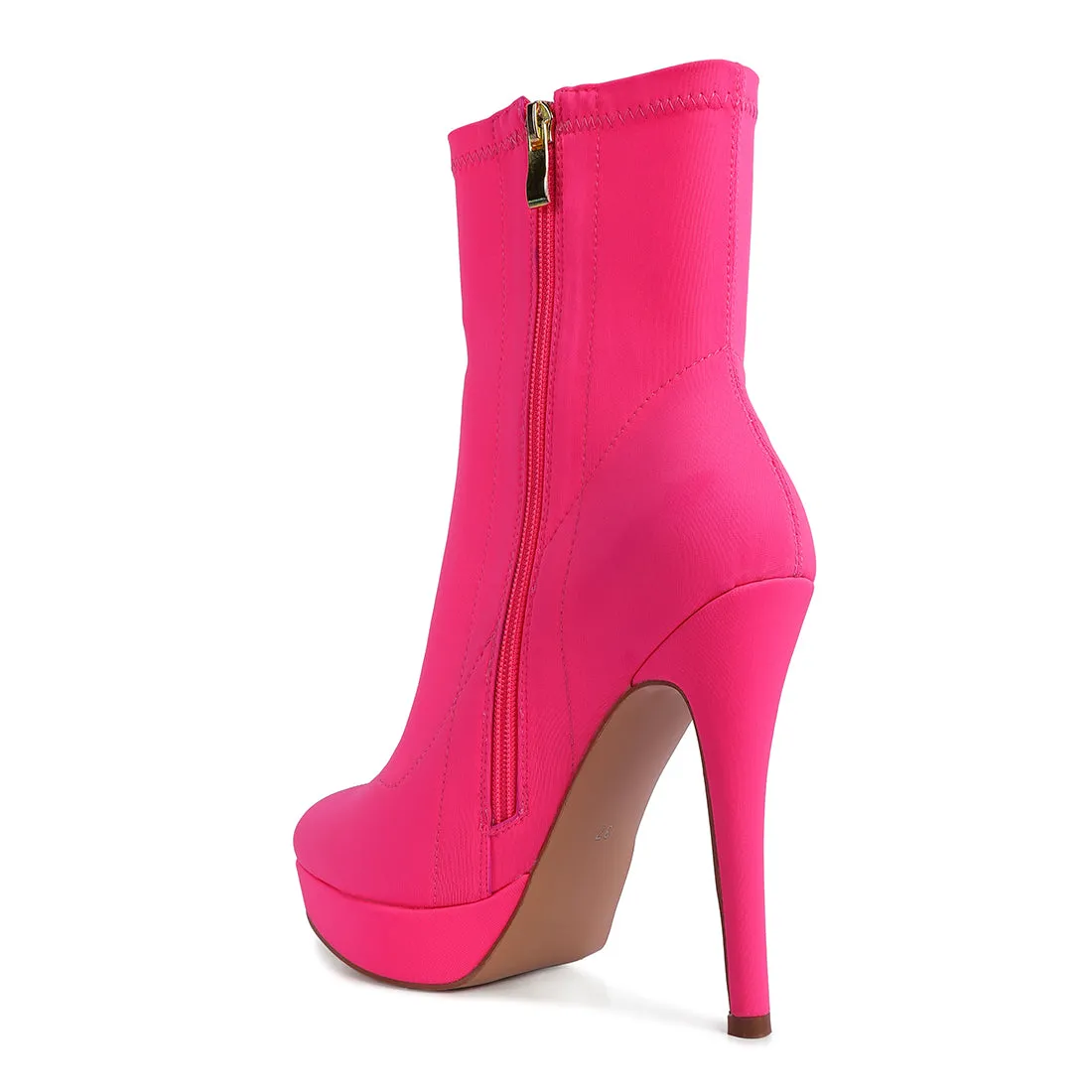 High Heeled Lycra Ankle Boot Best Rated Cowboy Boots