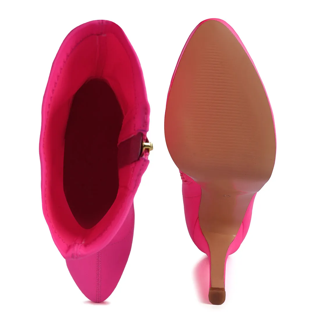 High Heeled Lycra Ankle Boot Western Boots El Paso Tx