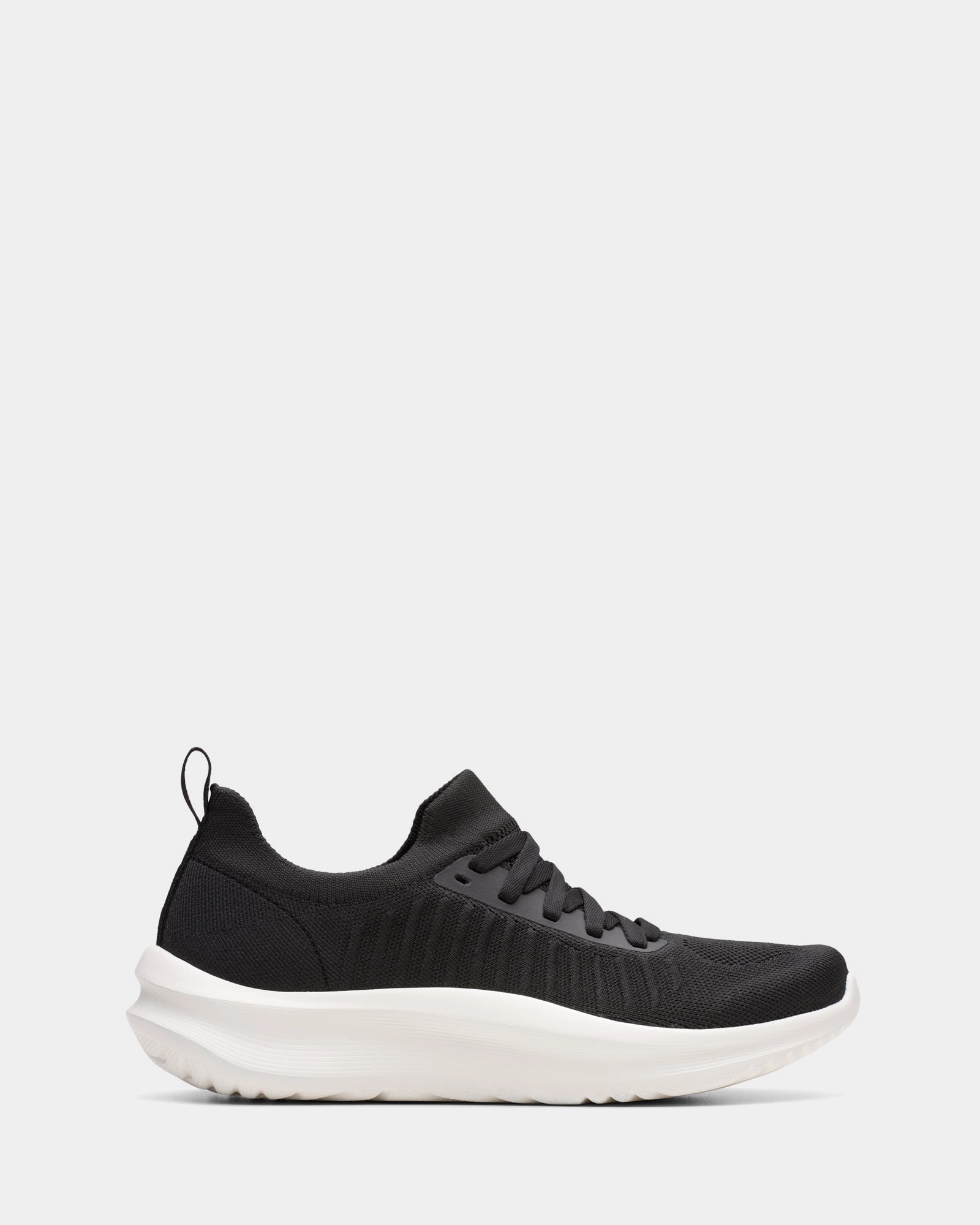 Solevana Lace Black running in the wind shoes