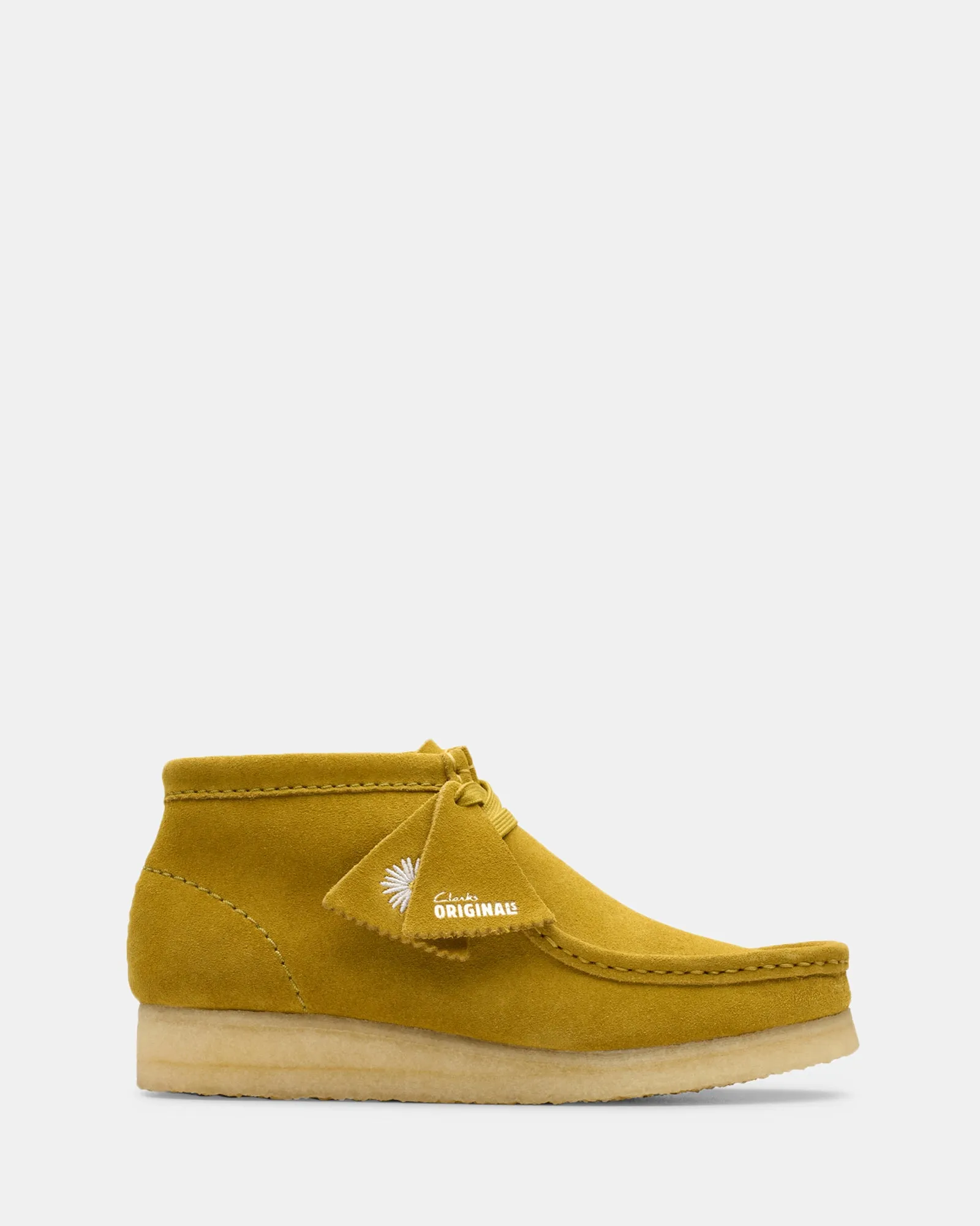 Urban Sleek Relax Mood Wallabee Boot. (W) Olive Suede