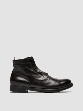 HIVE 005 - Brown Leather Zipped Boots Rocky Tactical Boots