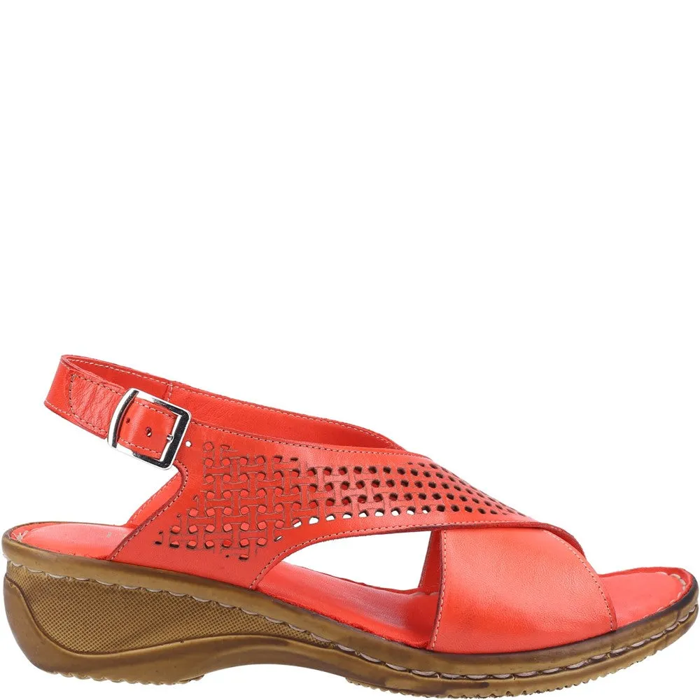Fleet & Foster Judith Open Toe Sandal Grip Safe Soft cushion