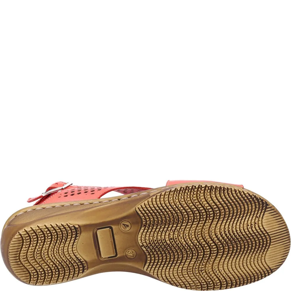 Comfortable Lightweight Footwear Post Gym Fleet & Foster Judith Open Toe Sandal