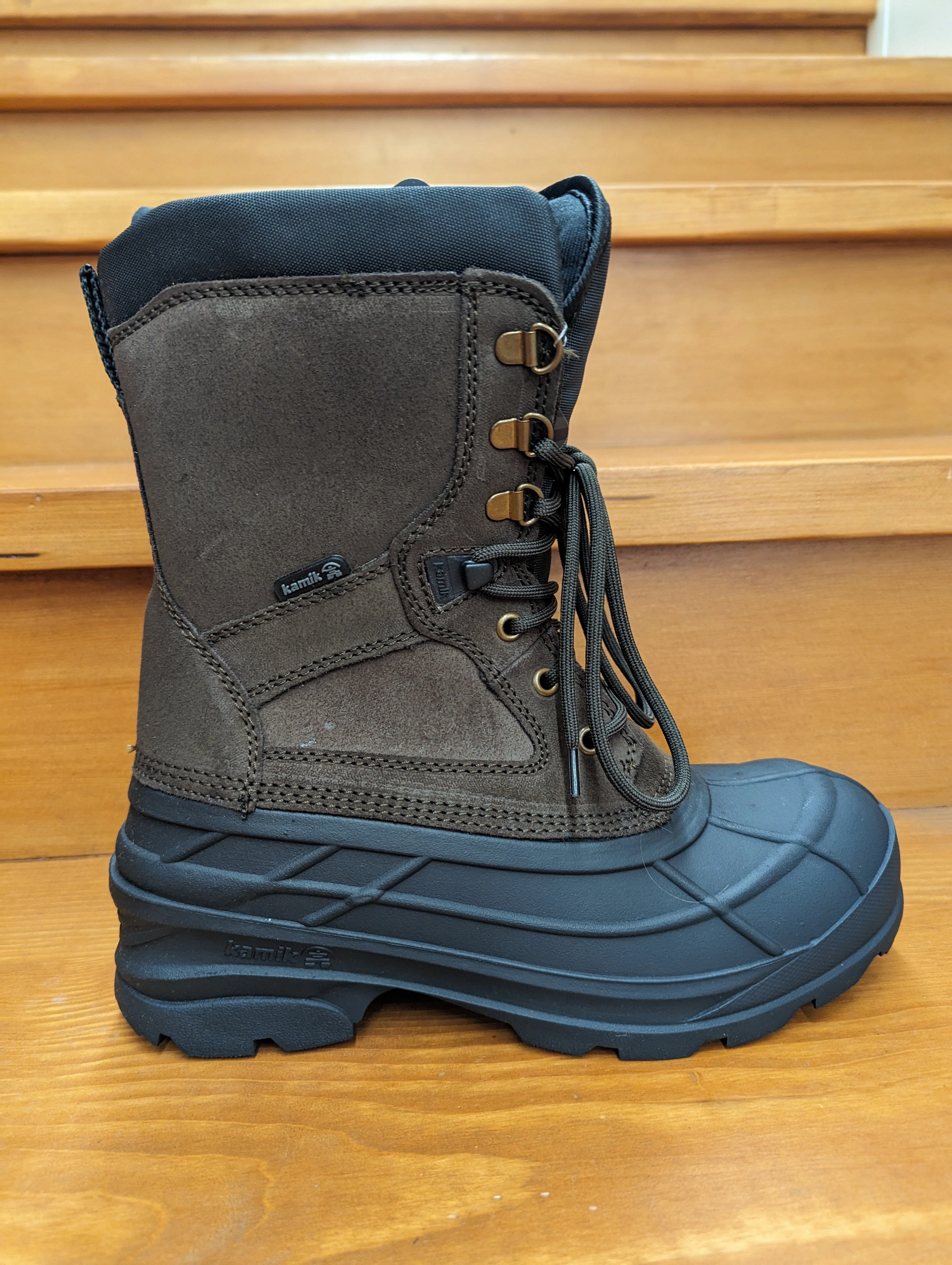 Snow protection Slip-On Style Kamik Natin Plus Dark Brown WK0097