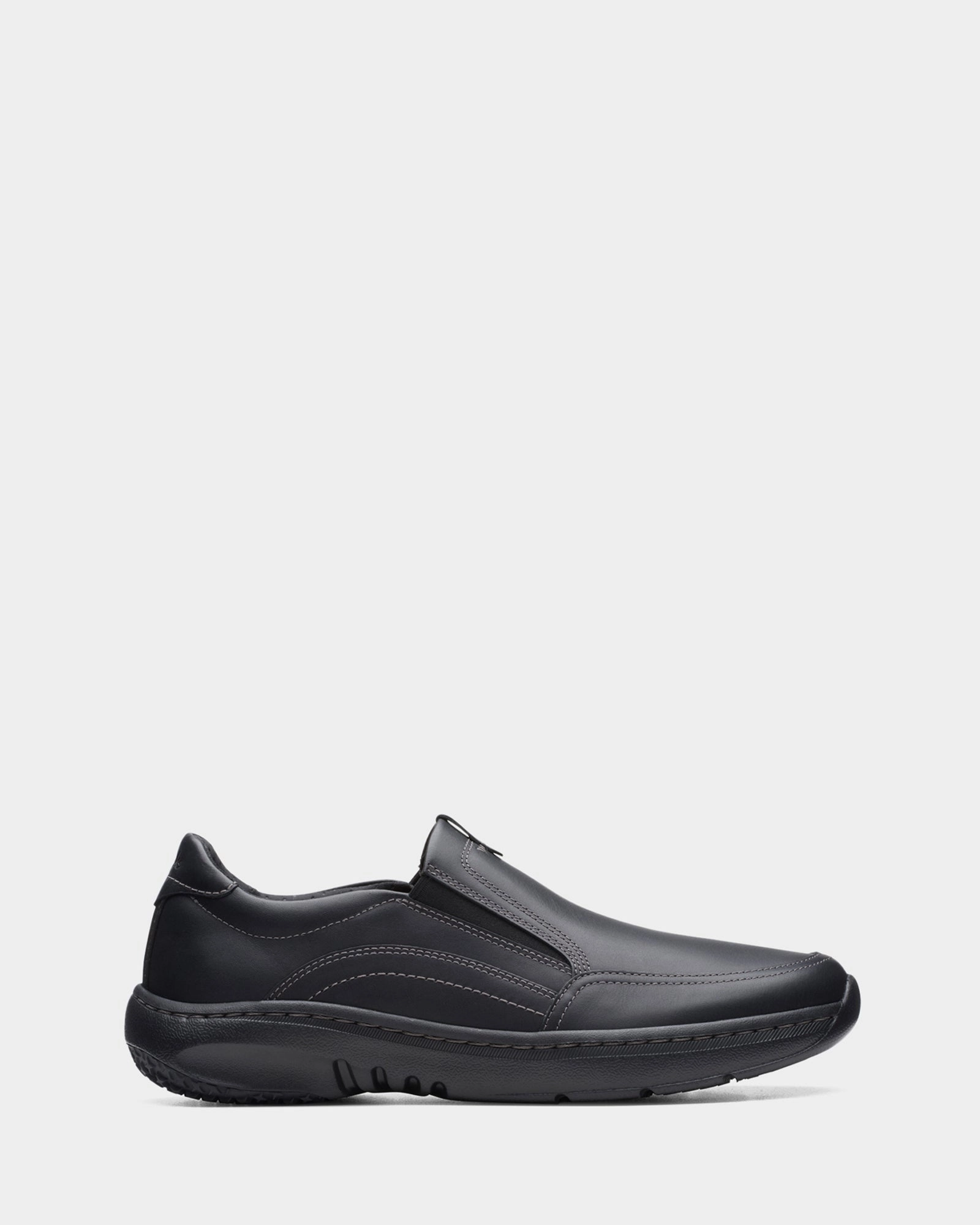 Slip   resistant   sole Clarkspro Step Black Leather