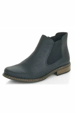 Rieker Womens Boots Z4994-00 Black Wide fit