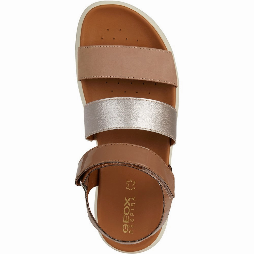 soft fit Geox D Xand 2.1S B Sandals