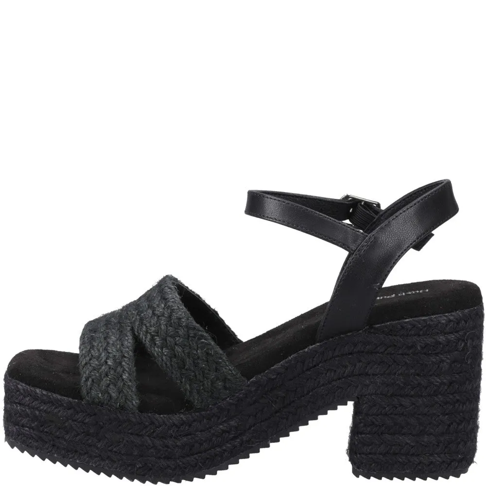Hush Puppies Jamelia Espadrille Heel Sandal Air Friendly Comfortable