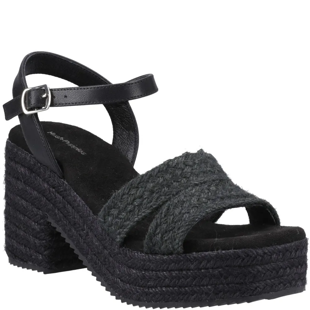 Sleek Summer Footwear Hush Puppies Jamelia Espadrille Heel Sandal