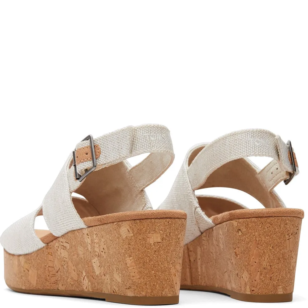 Outdoor Adventure Trendy Footwear Design TOMS Claudine Wedge