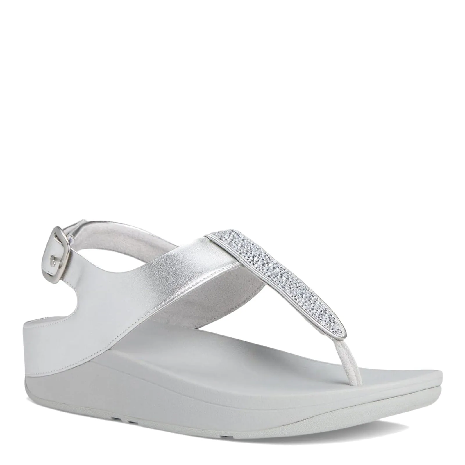 Toe Freedom Women's FitFlop, Fino Crystal Backstrap Toe-Post Sandal