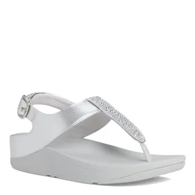 Toe Freedom Women's FitFlop, Fino Crystal Backstrap Toe-Post Sandal