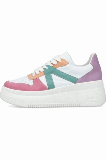 fun - run training routine shoe goal Rieker Ladies Sneakers M7814-90 Multi