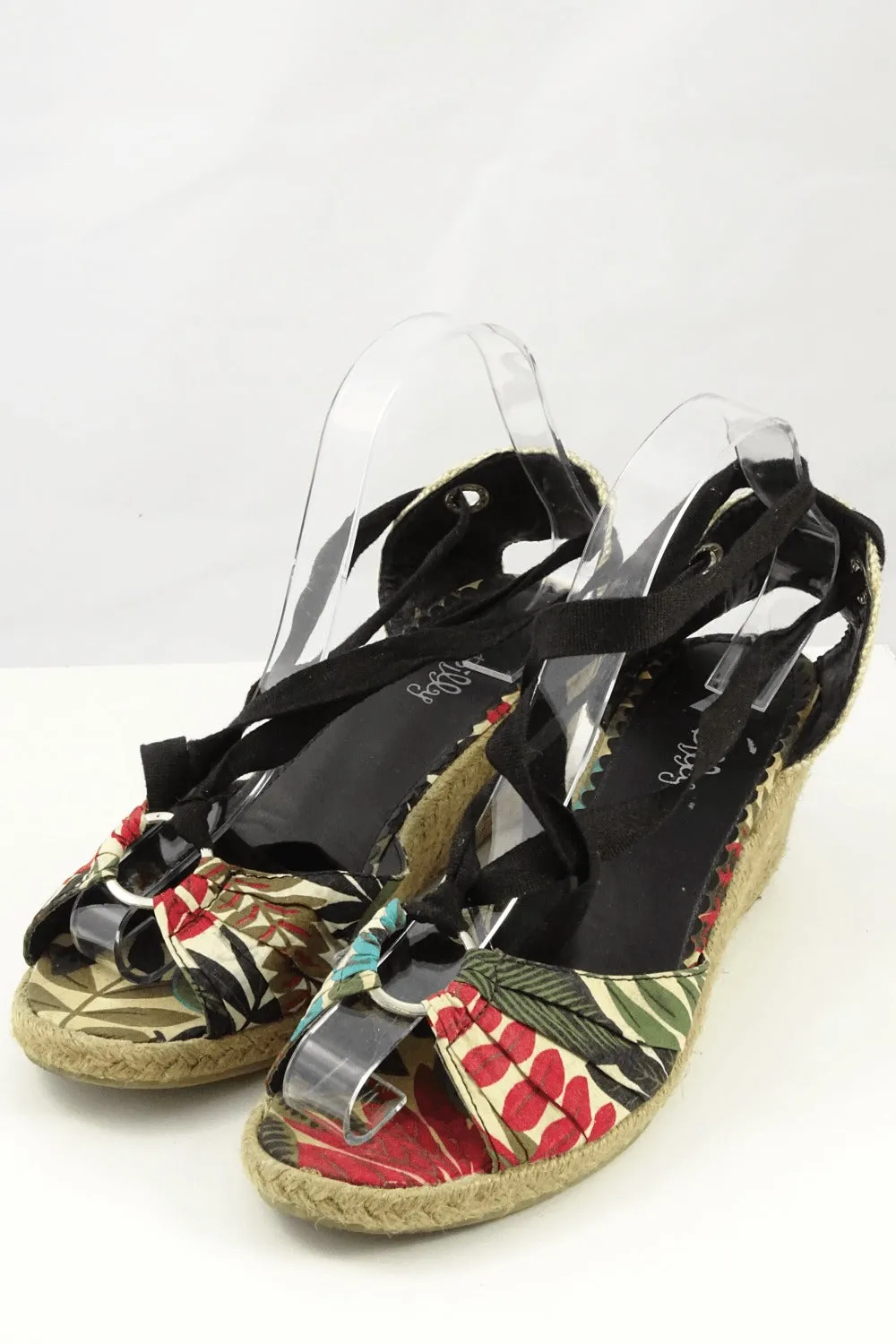 I Love Billy Red Wedges 40 Asics Gel 8 Running Shoes