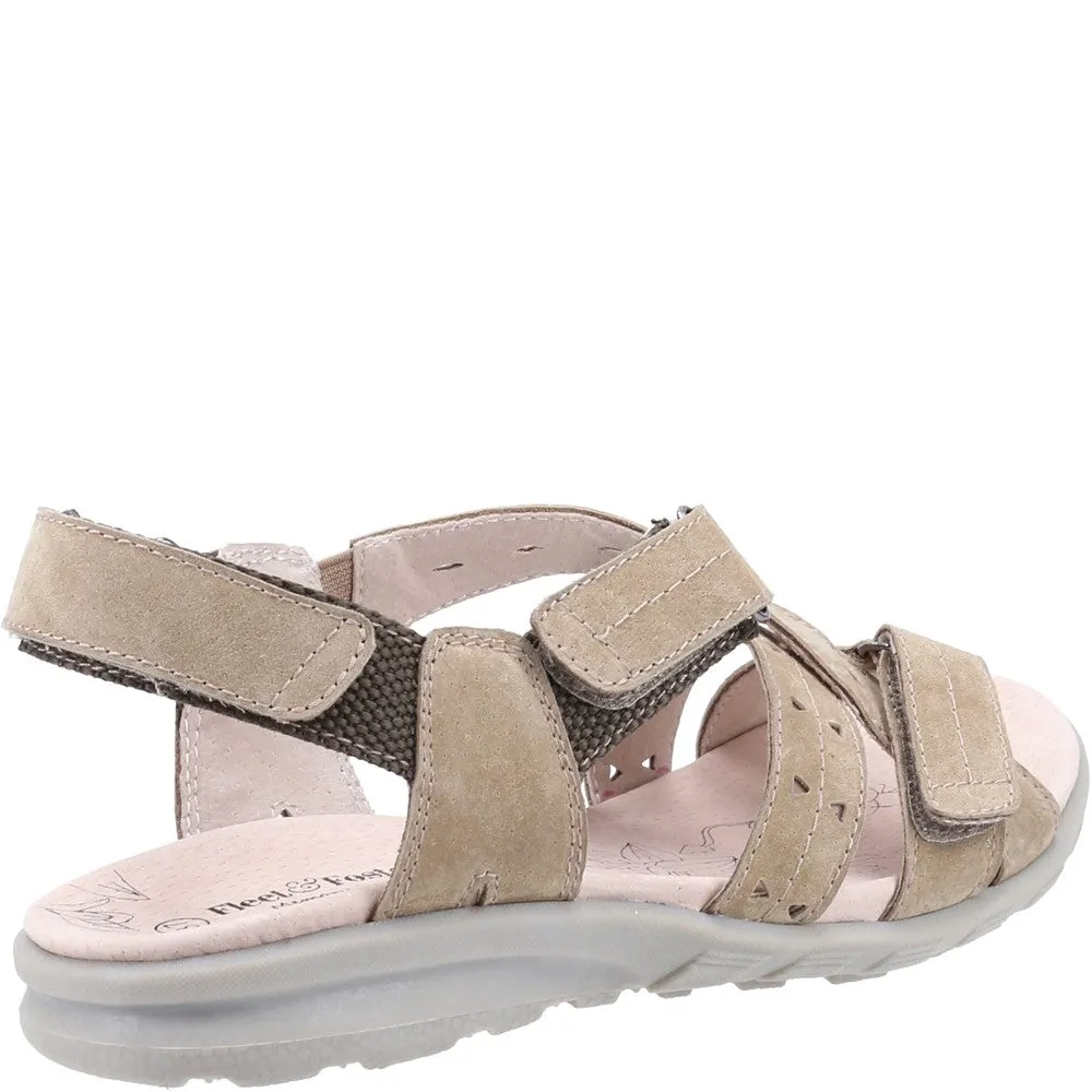 Minimal Wear Slip Resistant Fleet & Foster Bilbao Leather Summer Sandal