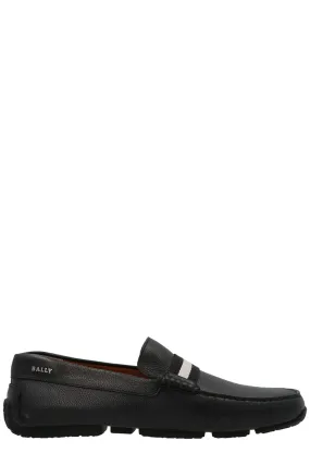Loafers Rubber Sole Bally Pearce Striped Loafers