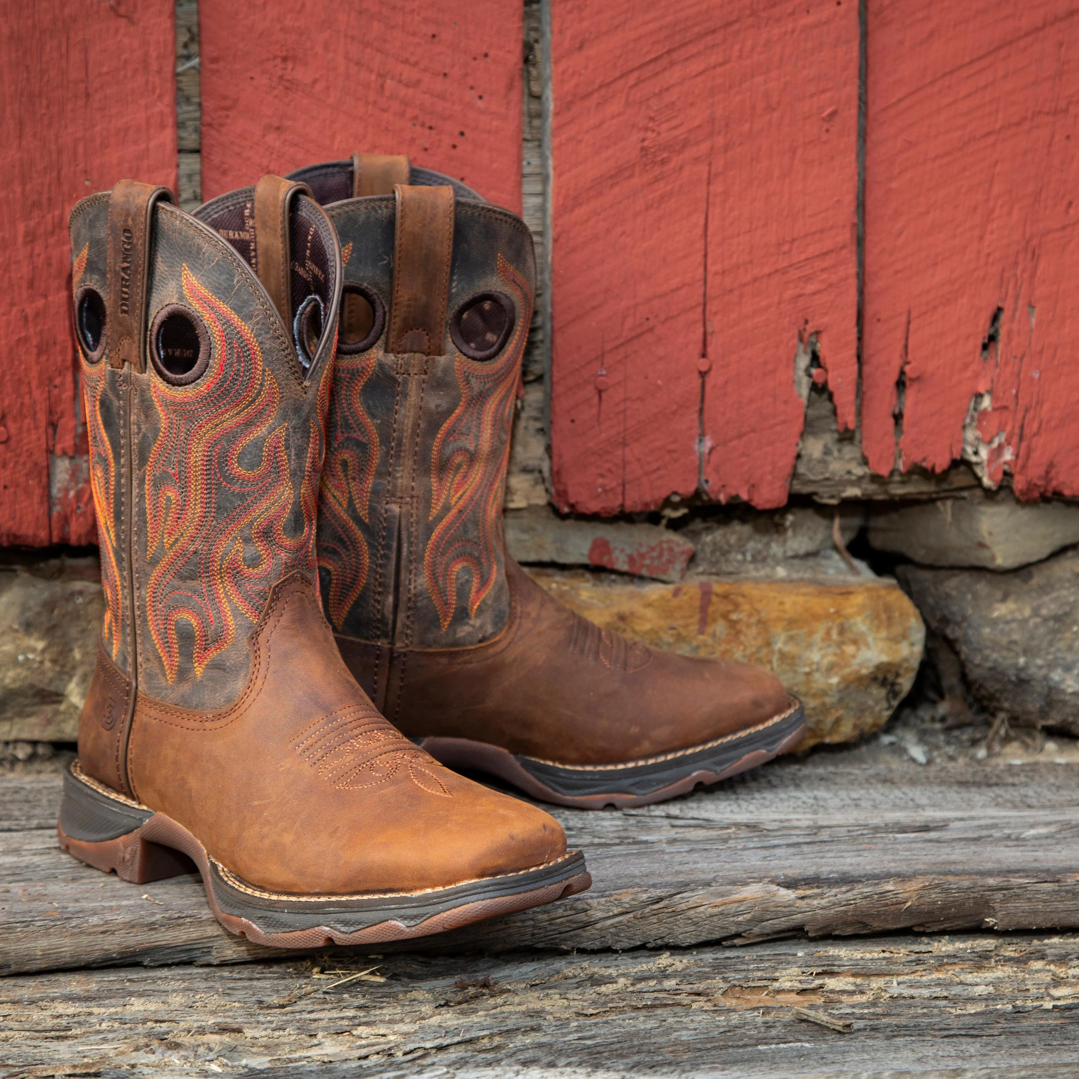 Heeled Snow Boots Durango Women's Lady Rebel S 10 In Western Boot Lady Rebel Brown M