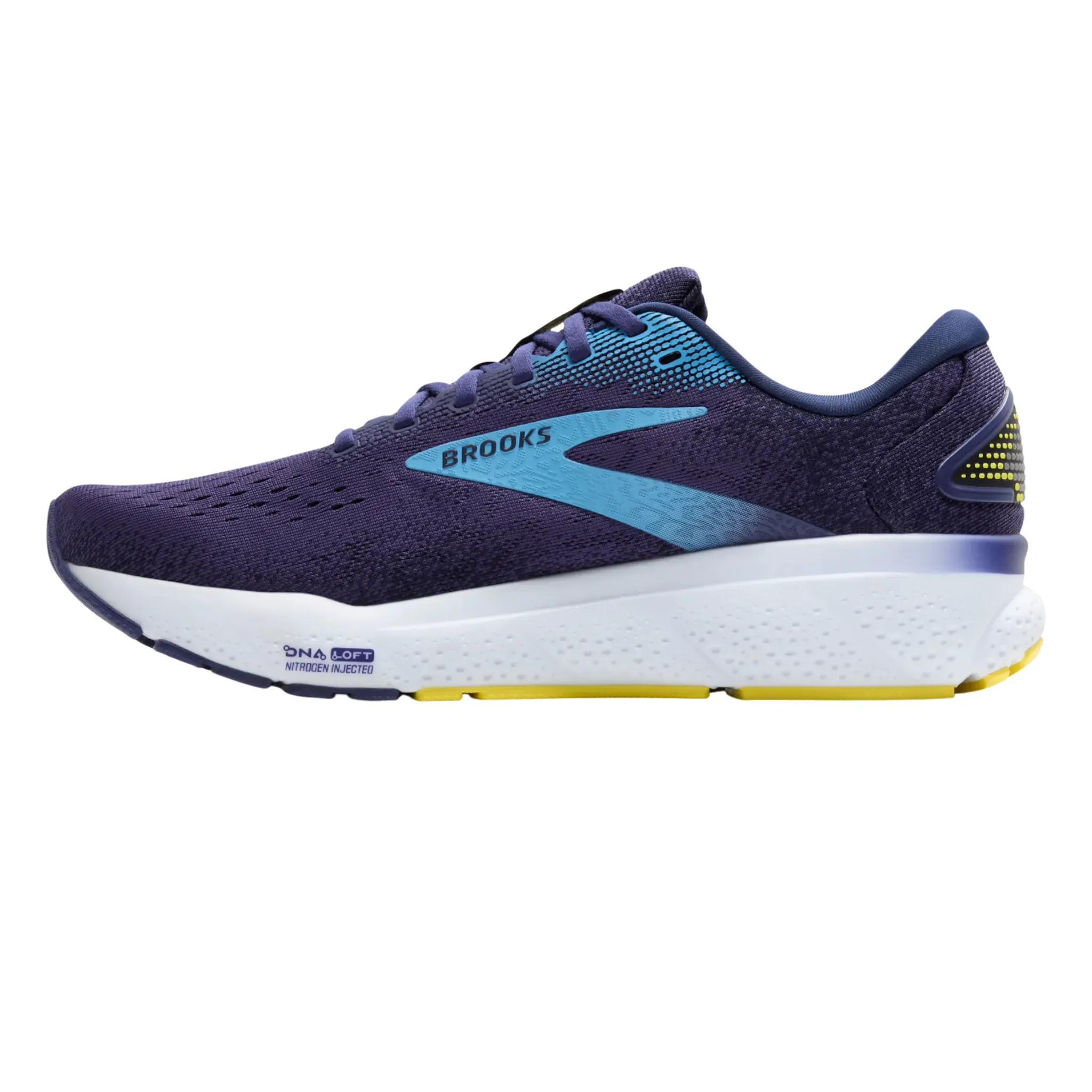 Asics Gel Ds Trainer 24 Running Shoe Brooks Men's 110418 438 Ghost 16 Blue Bonnie Blue Yellow Cushion Support Running Shoes