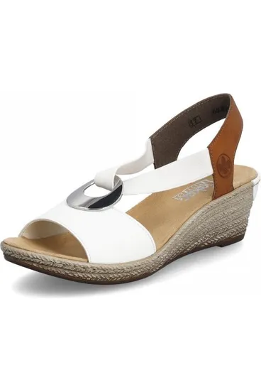 Slip-Resistant Sole Rieker Womens 624H6 81 white combi