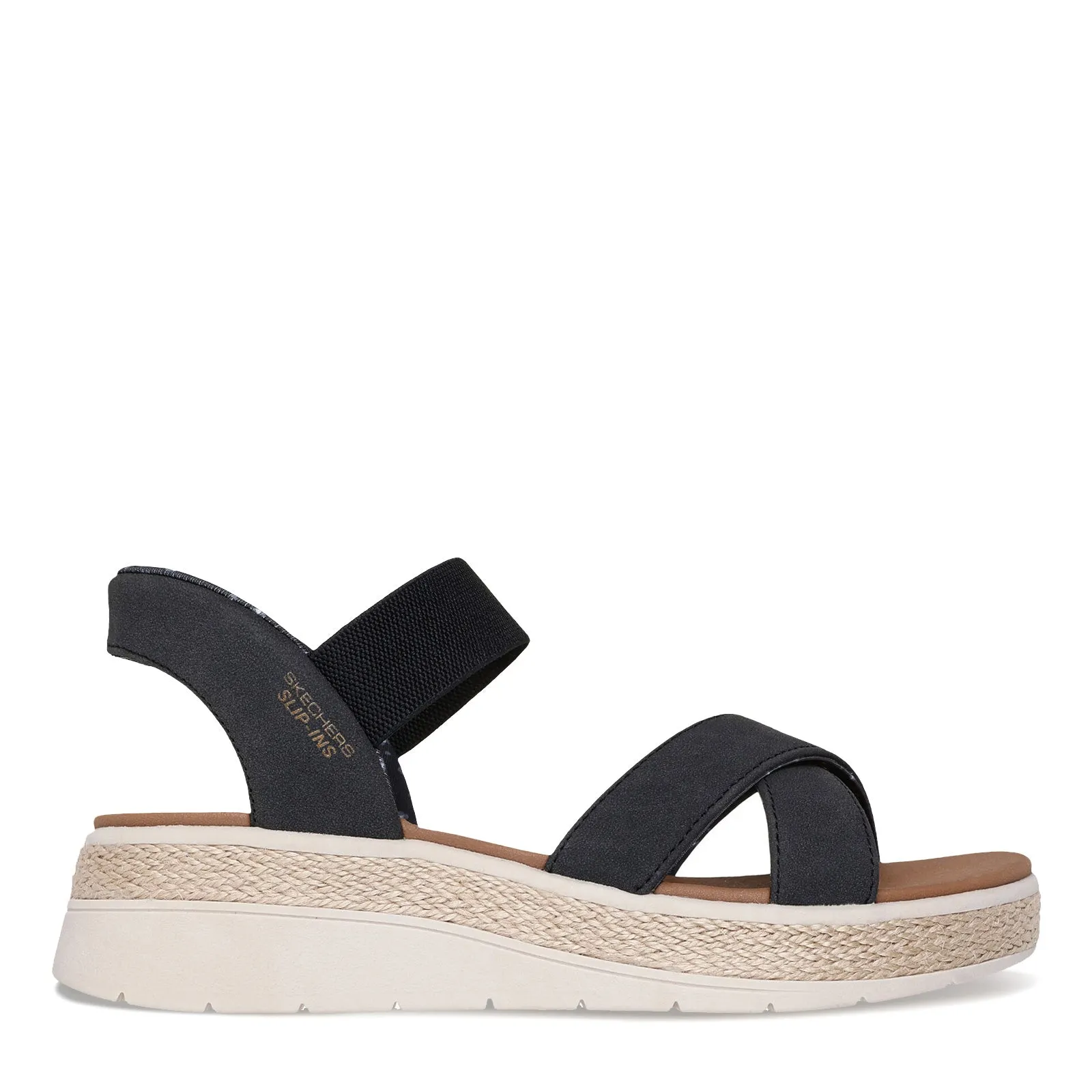 Travel-Ready Shoes Women's Skechers, Slip-ins: BOBS Sun Ray - Move Over Sandal - Wide Width