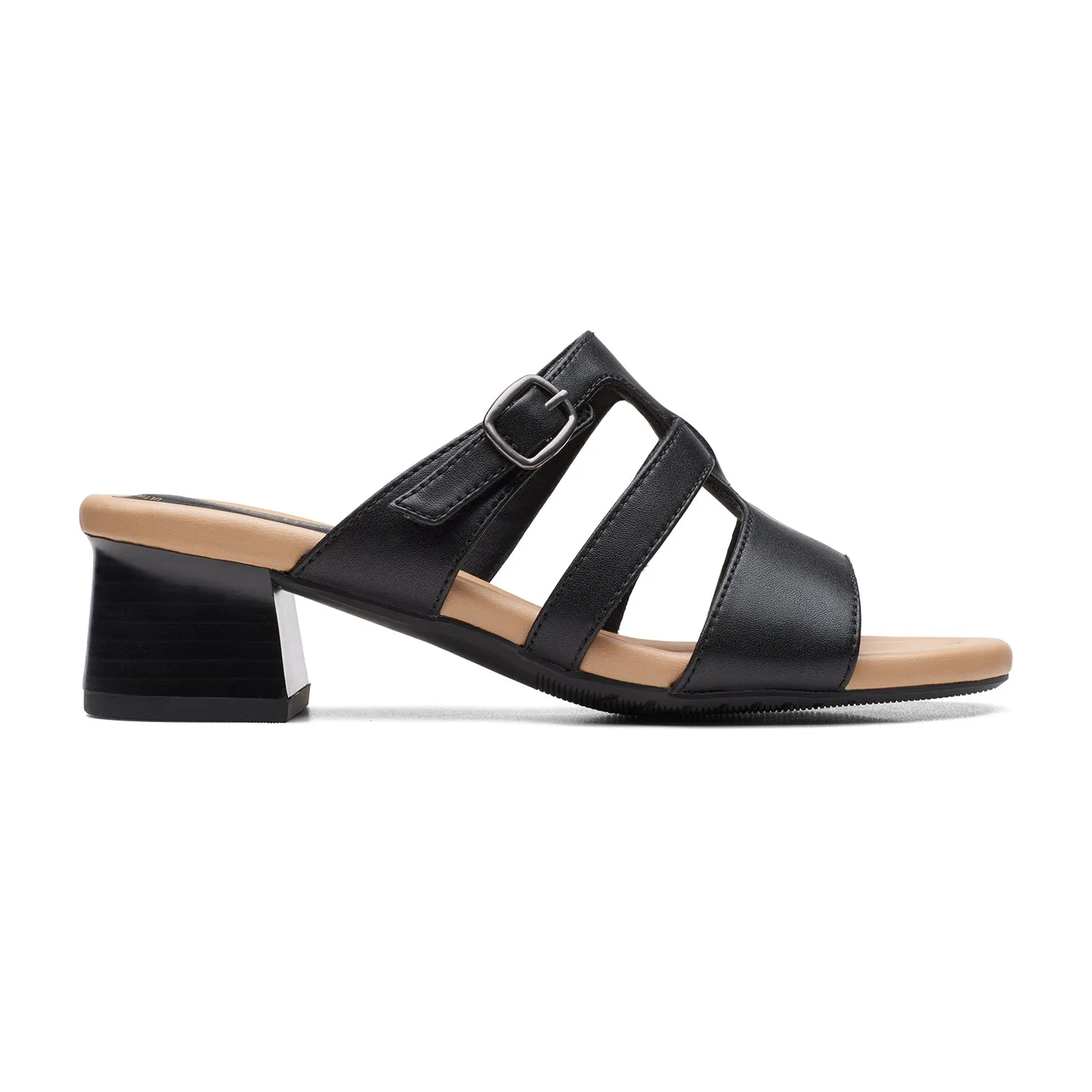 Slim Shape Womens - Desirae Palm Black Leather