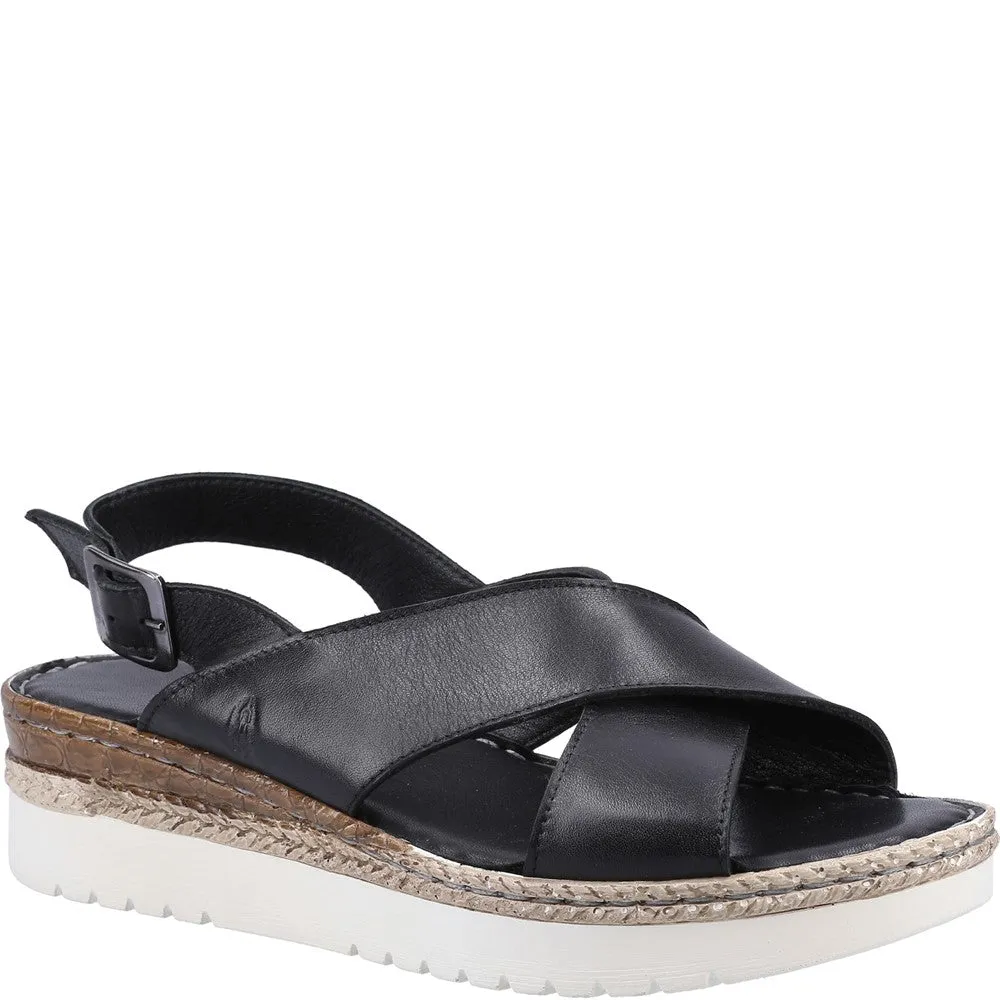 Hush Puppies Saphira Sandals Suede Material Weekend Chill