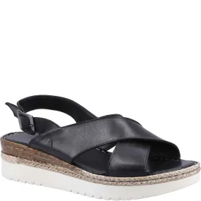 Hush Puppies Saphira Sandals Suede Material Weekend Chill