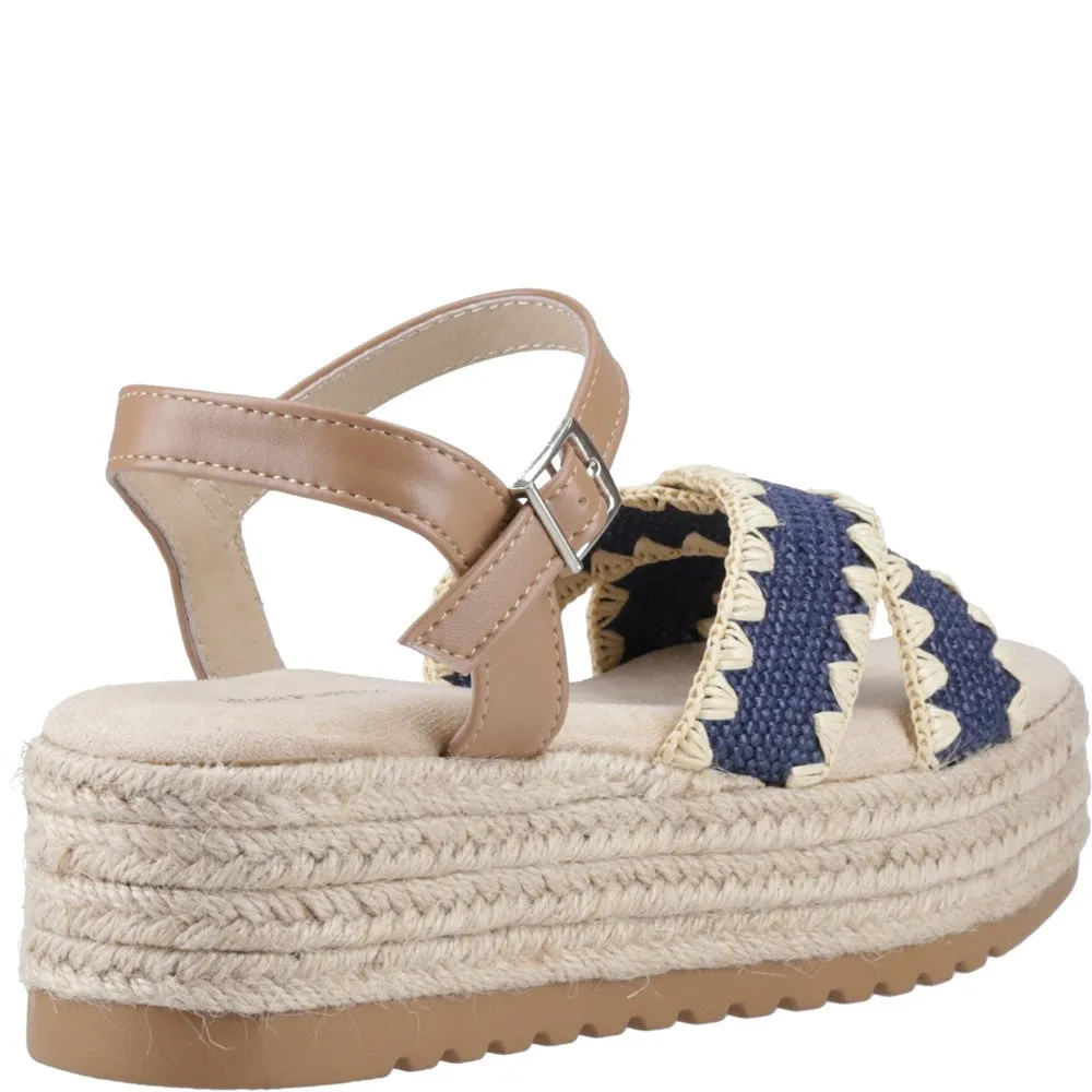 Flower Pop Stylish Hush Puppies Jemma Espadrille Sandal