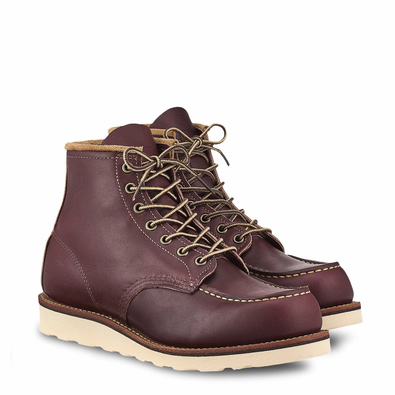 Comfortable Walk Hard Ground Red Wing 6-inch Classic Moc Boot Oxblood Mesa
