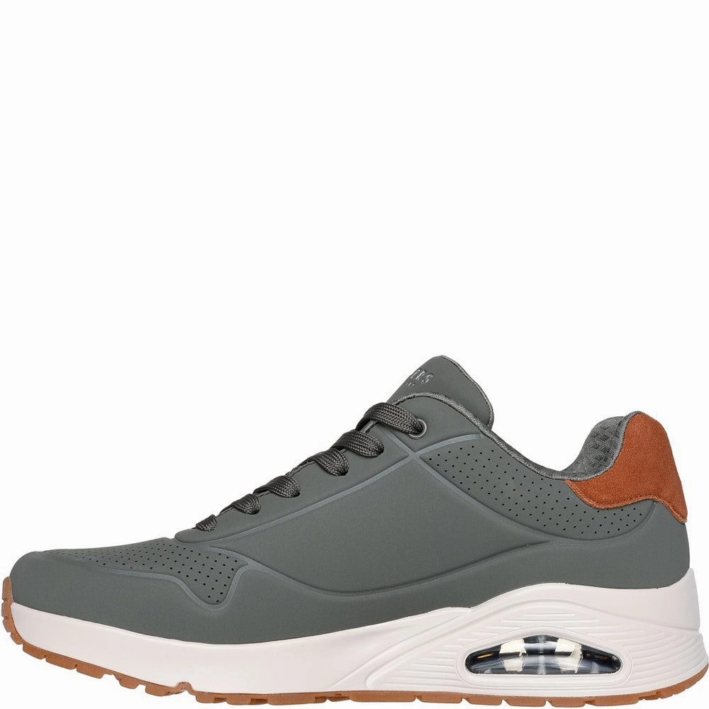 Practical Use Knit Fresh Skechers Uno Suited On Air Shoes