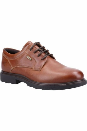 Hush Puppies Pearce Waterproof Lace up shoe in tan Resort Ready