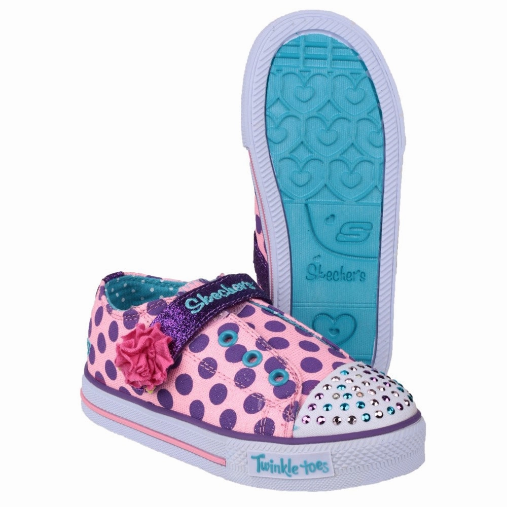 Skechers Twinkle Toes Shuffles Anywhere Wear Chic Footwear